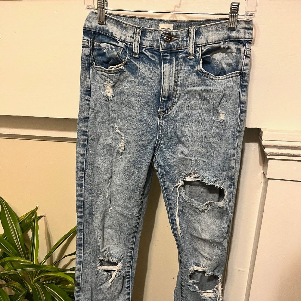 Sneak Peek Distressed Jeans
